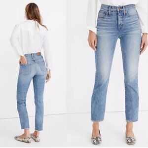 Madewell Women's Boot Cut Jeans - Light Blue
